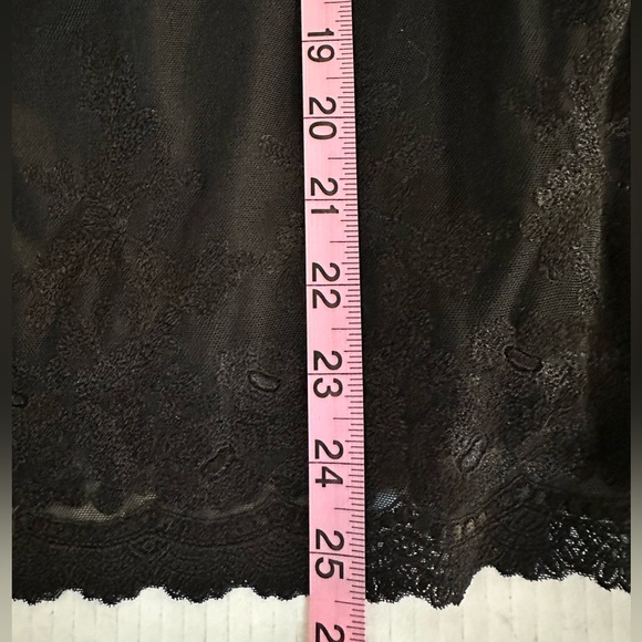 Talbots Womens Black Blouse Shirt Top Lace Size 1X Sleeveless V-Neck NWT - Picture 13 of 14